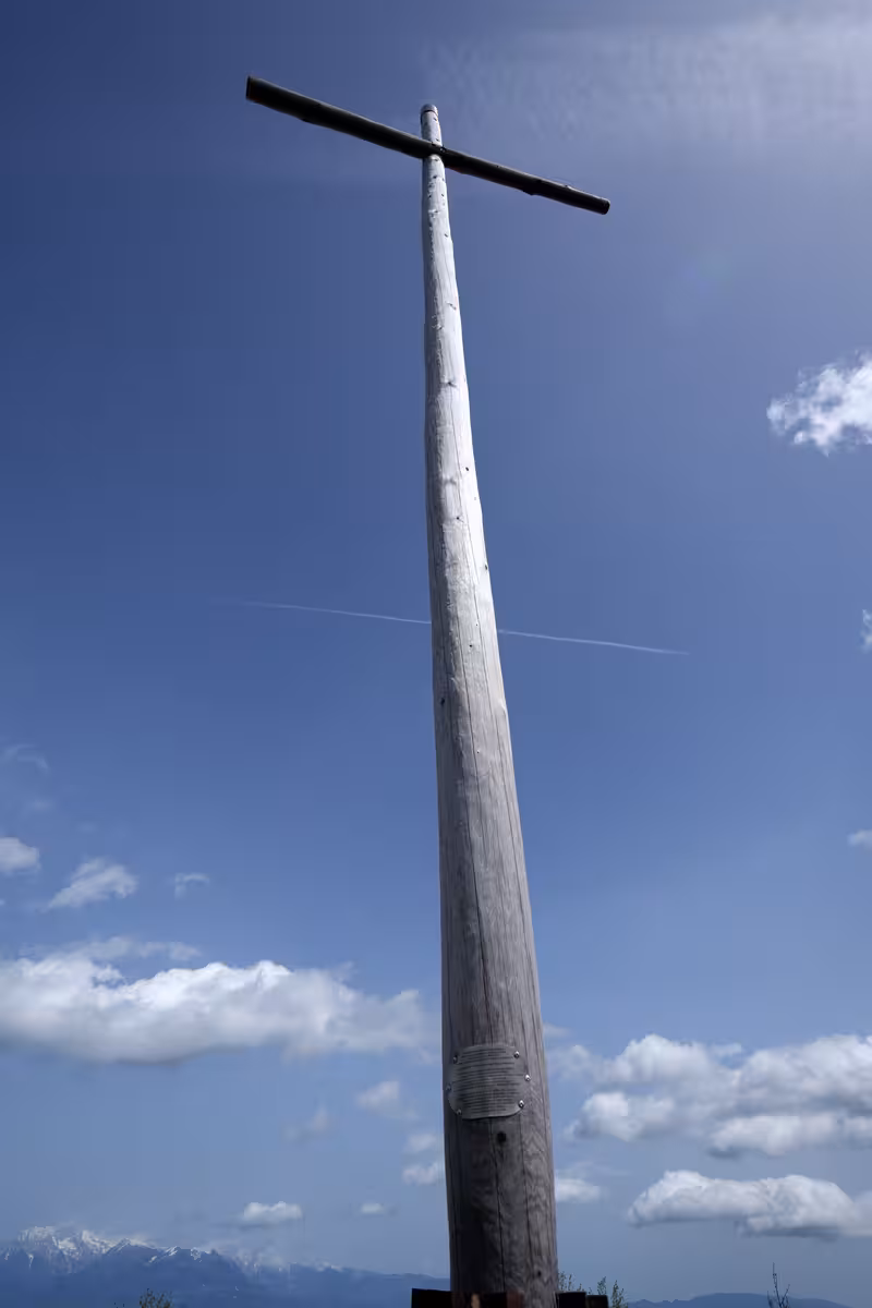 The cross on top of Rog.