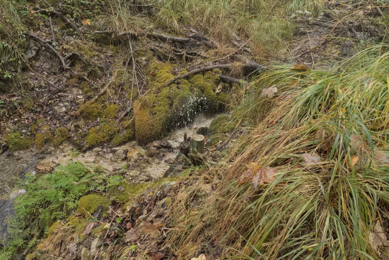The hydaulic ram water pump.