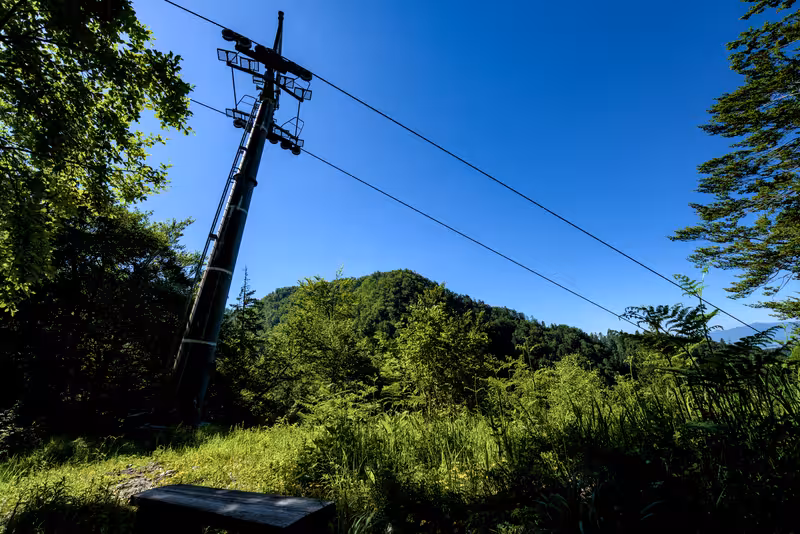 The ski lift.
