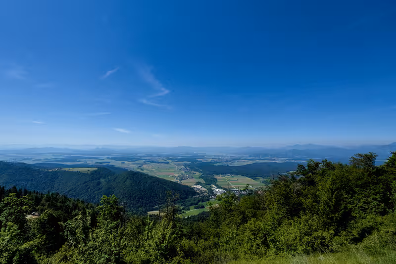 A view from the church of Saint Jakob.